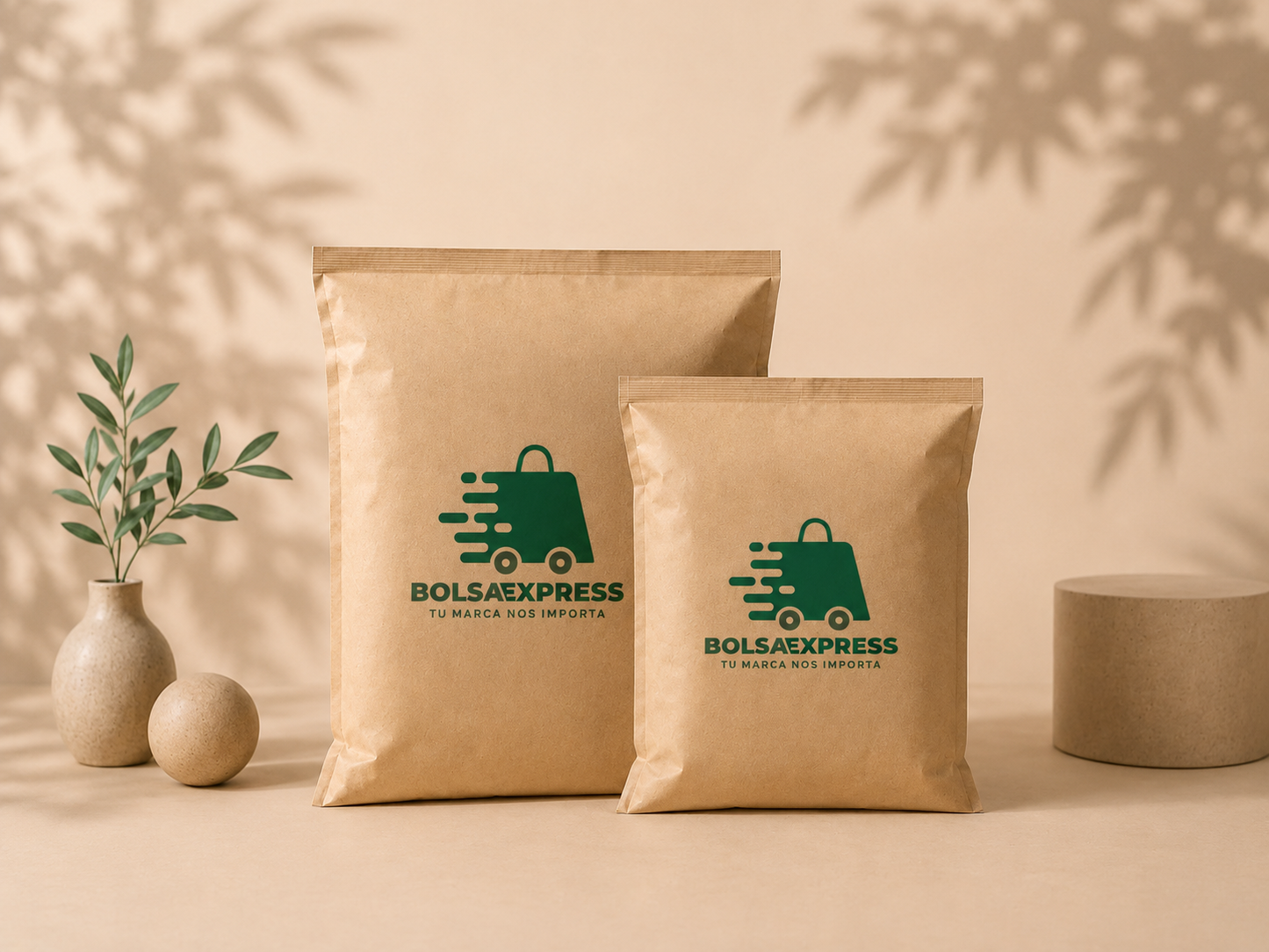 Sobres de envío kraft personalizados
