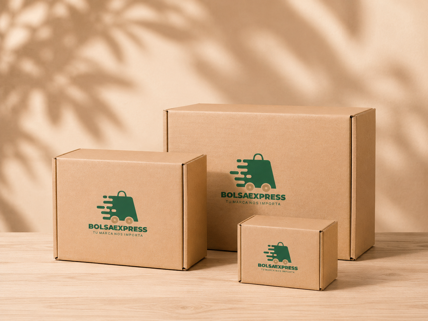 Caja Automontable Kraft Personalizada | Desde 0,76 €/ud.